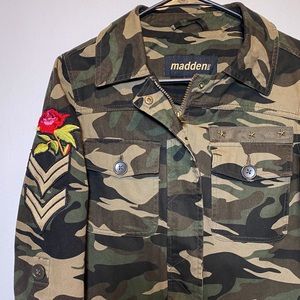 Madden NYC Camo Cargo Jacket | Size Small